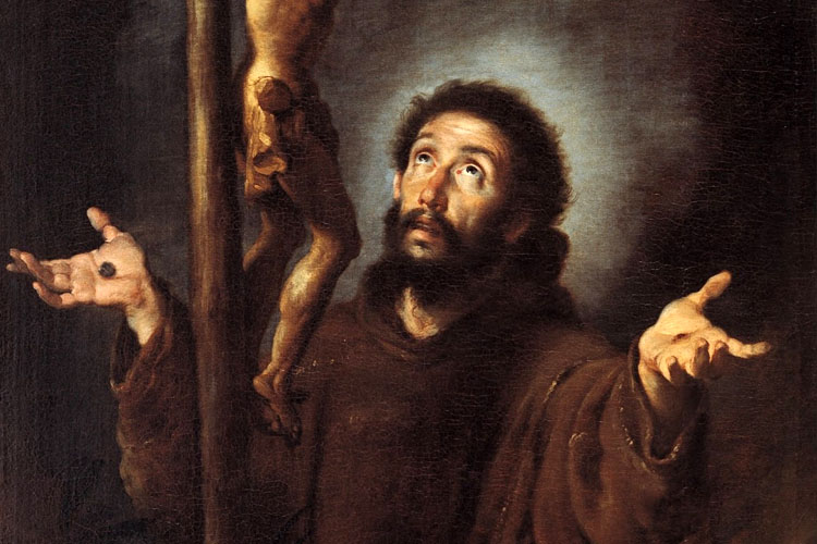 Saint Francis of Assisi (1181-1226) was the son of a noble woman and rich merchant and is considered the founder of all Franciscan orders.