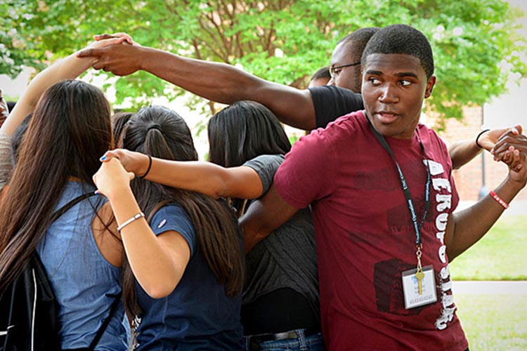 human knot game